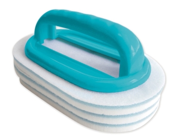 Handbürste mit austauschbaren Reinigungspads